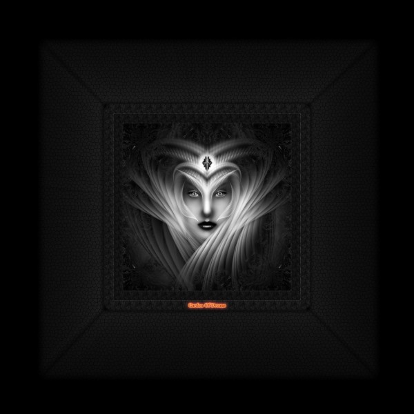 Garden Of Dreams DGSVIVID Wide Border Flare Fractal Art Portrait by xzendor7